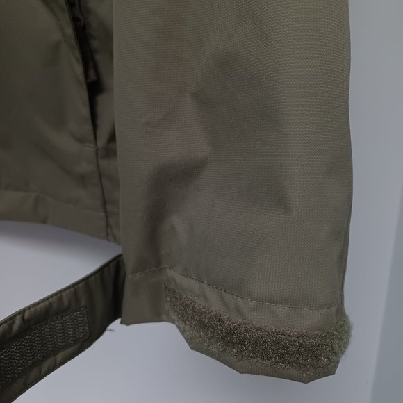 SOLD!--Quechua Decathlon Ebay Logo Rain Jacket, Olive Green, Men's Small - Picture 5 of 14